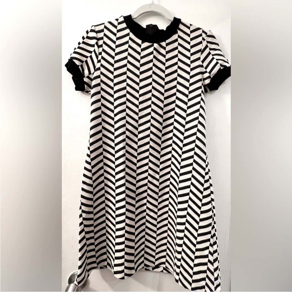 Zara Mod Mini Pattern Dress - Picture 7 of 8
